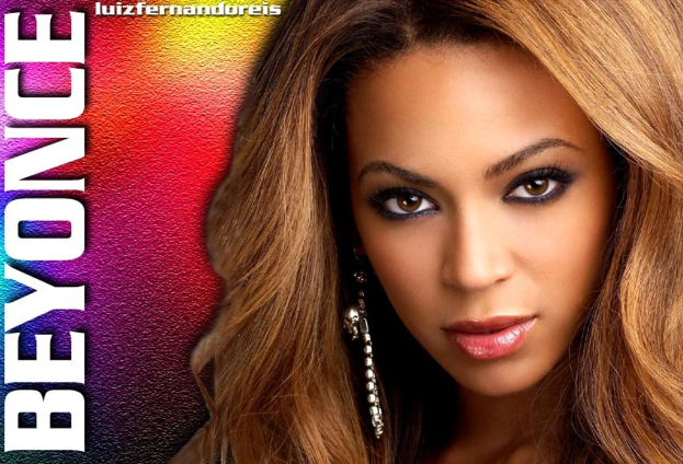 Ein bearbeitetes Bild mit einem Foto einer Sängerin und ihrem Namen daneben.