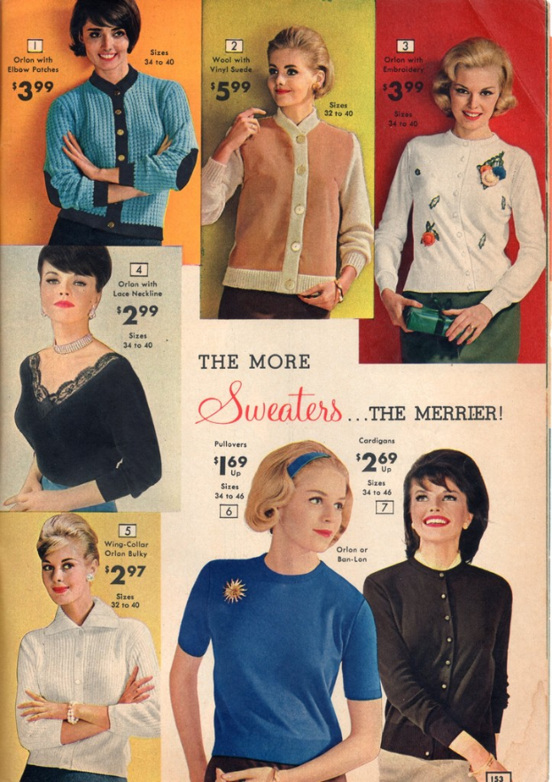 Ein Collage-Bild mit verschiedenen Frauen in unterschiedlichen Kostümen, jedes begleitet von Text und Dollarbeträgen.