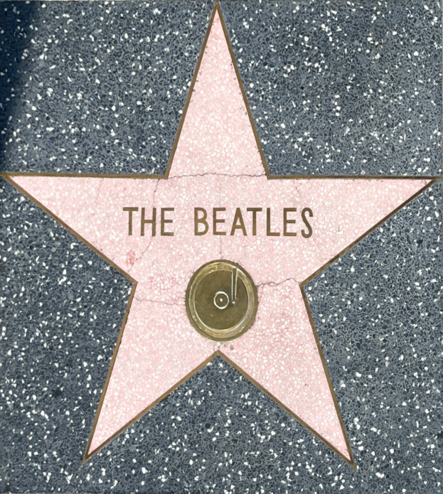 Stern auf dem Hollywood Walk of Fame mit der Aufschrift "The Beatles."